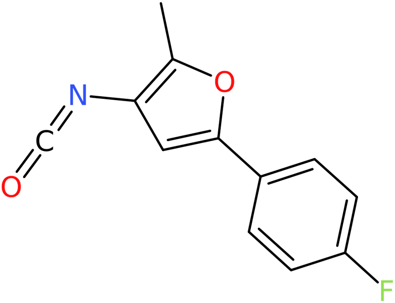 5-(4-Fluorophenyl)-3-isocyanato-2-methylfuran, >95%, NX74649
