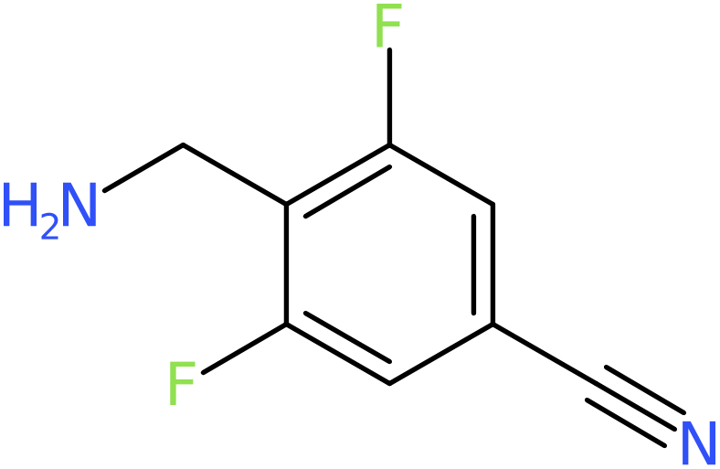 CAS: 633336-81-9 | 4-(Aminomethyl)-3,5-difluorobenzonitrile, >97%, NX56165