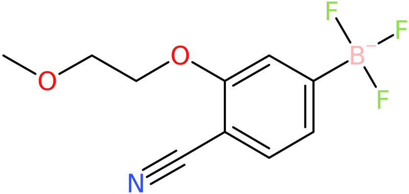 [4-Cyano-3-(2-methoxyethoxy)phenyl]trifluoroboranuide, NX74443