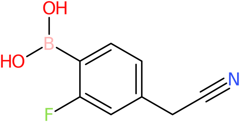 4-(Cyanomethyl)-2-fluorobenzeneboronic acid, NX74748