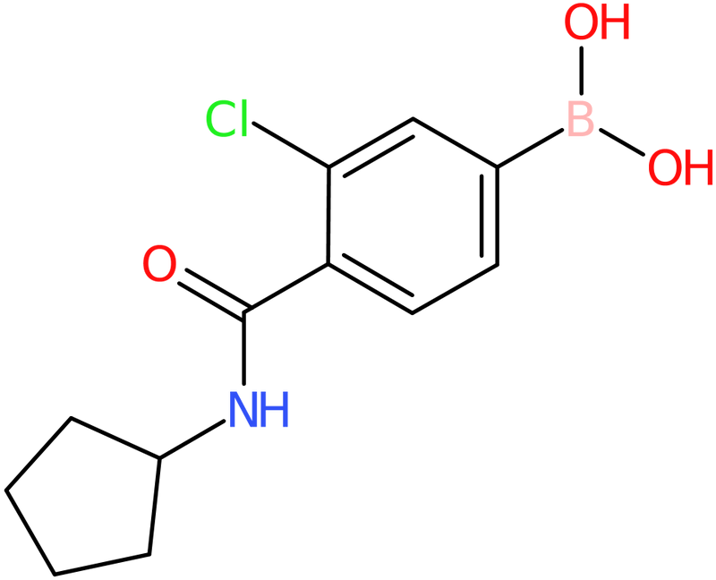 CAS: 957061-19-7 | 3-Chloro-4-(cyclopentylcarbamoyl)benzeneboronic acid, >98%, NX71078