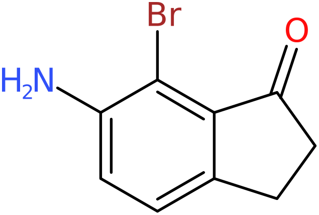 CAS: 681246-49-1 | 6-Amino-7-bromo-2,3-dihydro-1H-inden-1-one, >95%, NX58051