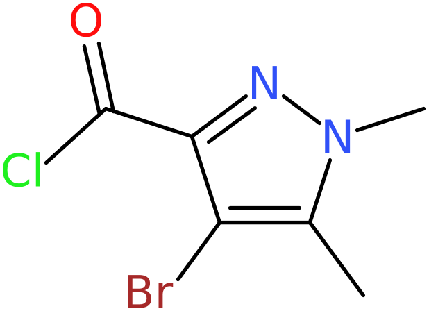 CAS: 1006471-24-4 | 1,5-Dimethyl-4-bromopyrazole-3-carbonyl chloride, NX10702