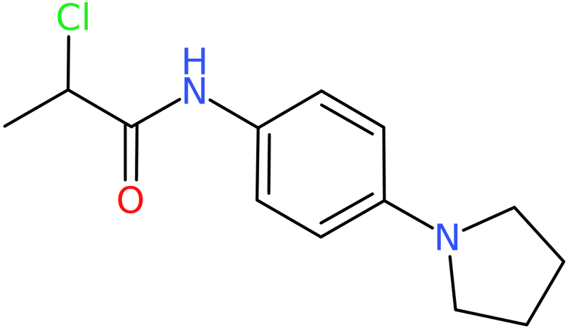 CAS: 251097-32-2 | 2-Chloro-N-[4-(pyrrolidin-1-yl)phenyl]propanamide, >95%, NX37617