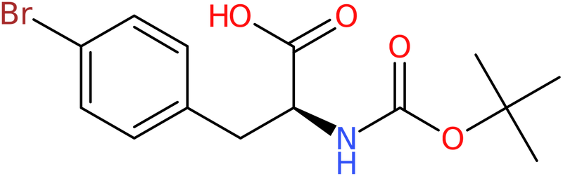 CAS: 62129-39-9 | 4-Bromo-L-phenylalanine, N-BOC protected, >97%, NX55470