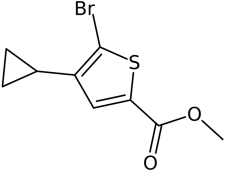 CAS: 2514953-04-7 | Methyl 5-bromo-4-(cyclopropyl)thiophene-2-carboxylate, >95%, NX37667