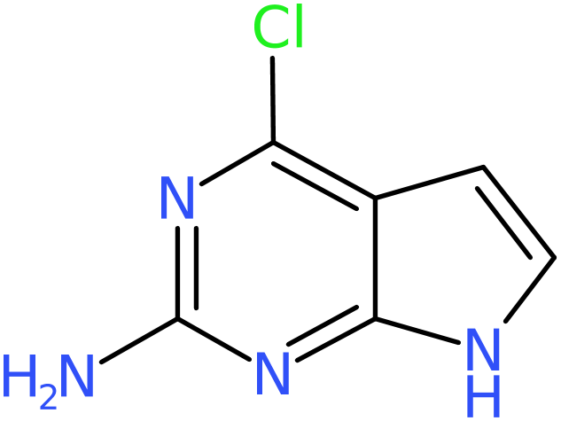 CAS: 84955-31-7 | 2-Amino-4-chloro-7H-pyrrolo[2,3-d]pyrimidine, >95%, NX63725