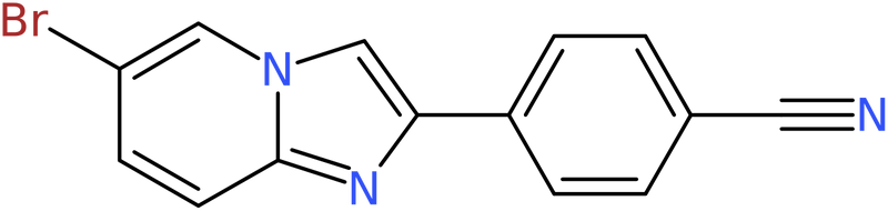 4-(6-Bromoimidazo[1,2-a]pyridin-2-yl)benzonitrile, NX73831