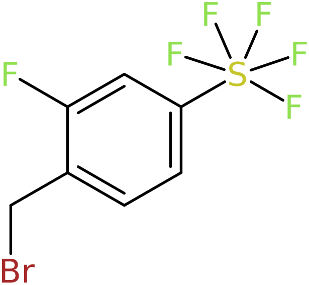 CAS: 1240257-17-3 | 2-Fluoro-4-(pentafluorosulfur)benzyl bromide, NX18639