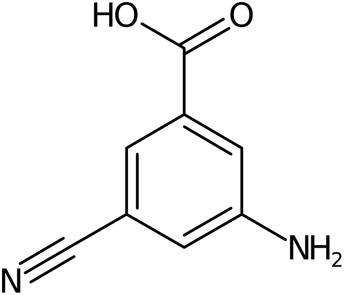 CAS: 1000341-18-3 | 3-Amino-5-cyanobenzoic acid, >97%, NX10138