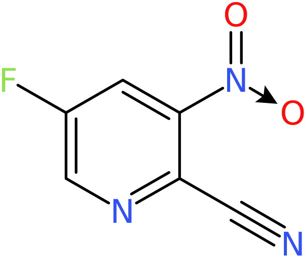 CAS: 1033202-51-5 | 5-Fluoro-3-nitropicolinonitrile, >97%, NX11906