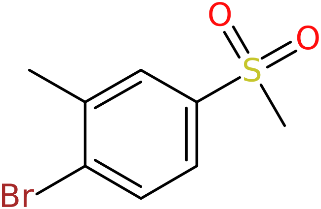 CAS: 99769-28-5 | 1-Bromo-2-methyl-4-(methylsulfonyl)benzene, >96%, NX71909