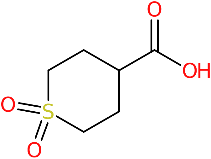 CAS: 64096-87-3 | Tetrahydro-2H-thiopyran-4-carboxylic acid-1,1-dioxide, NX56497