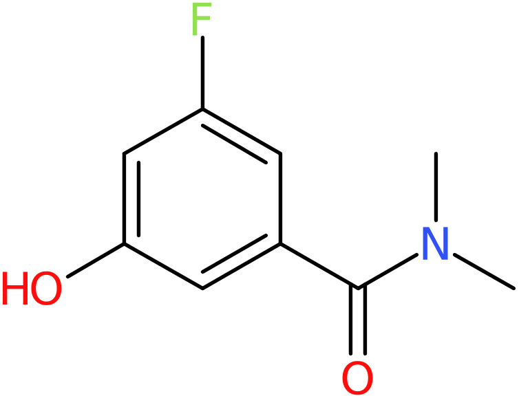 3-Fluoro-5-hydroxy-n,n-dimethylbenzamide, >95%, NX74789