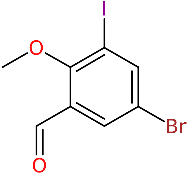 CAS: 832674-07-4 | 5-Bromo-3-iodo-2-methoxybenzaldehyde, NX63139