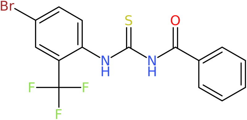 CAS: 887266-94-6 | N-{[4-Bromo-2-(trifluoromethyl)phenyl]carbamothioyl}benzamide, >97%, NX66985