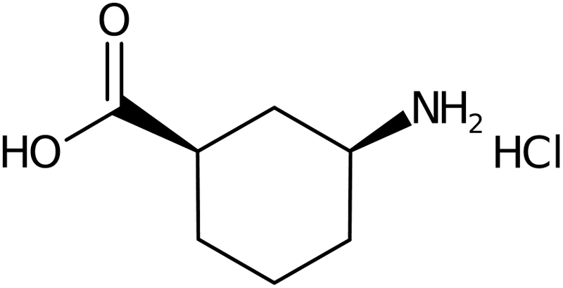 (1R,3S)-3-Aminocyclohexanecarboxylic acid hydrochloride, >95%, NX74293