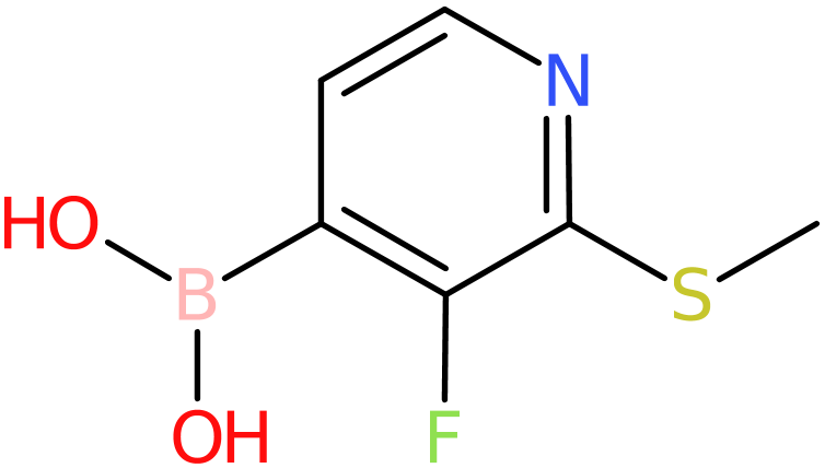 3-Fluoro-2-(thiomethyl)pyridine-4-boronic acid, >95%, NX74775