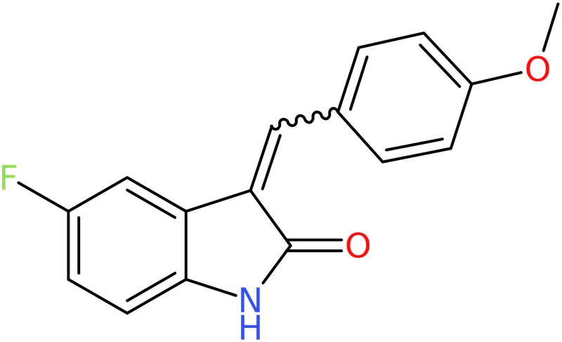CAS: 686726-22-7 | 5-Fluoro-3-(4-methoxybenzylidene)-1,3-dihydro-2H-indol-2-one, NX58255