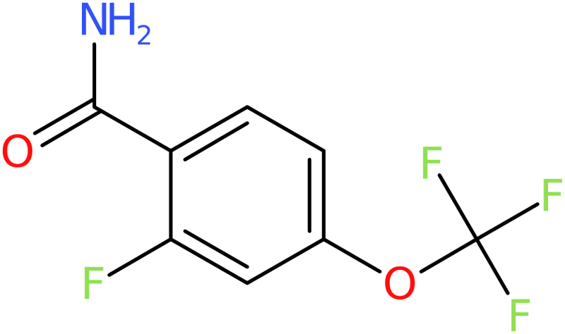 CAS: 1240257-18-4 | 2-Fluoro-4-(trifluoromethoxy)benzamide, >97%, NX18640