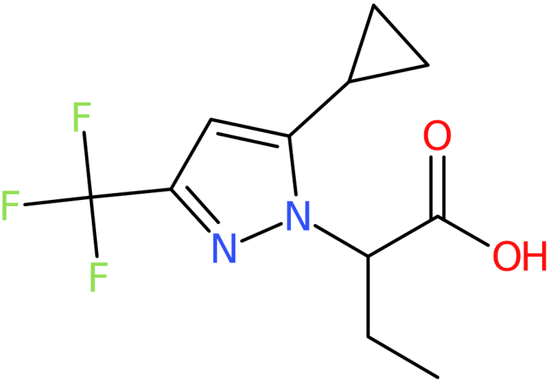 CAS: 1006348-77-1 | 2-[5-Cyclopropyl-3-(trifluoromethyl)-1H-pyrazol-1-yl]butanoic acid, NX10657
