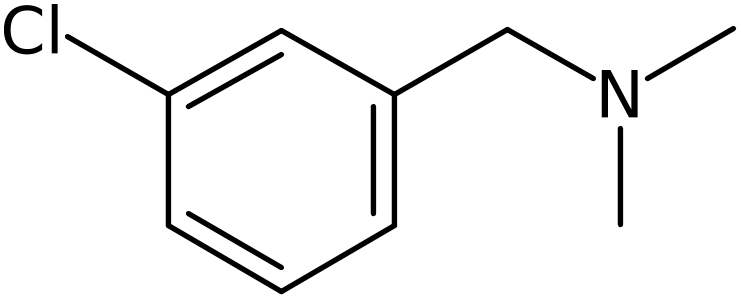 [(3-chlorophenyl)methyl]dimethylamine, >95%, NX74352