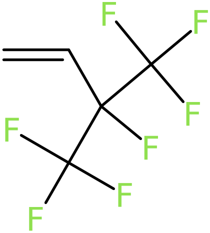 CAS: 88562-41-8 | 3,4,4,4-Tetrafluoro-3-(trifluoromethyl)but-1-ene, >97%, NX66404