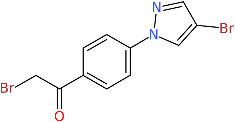 CAS: 1227955-12-5 | 2-Bromo-1-[4-(4-bromo-1H-pyrazol-1-yl)phenyl]ethanone, NX18291