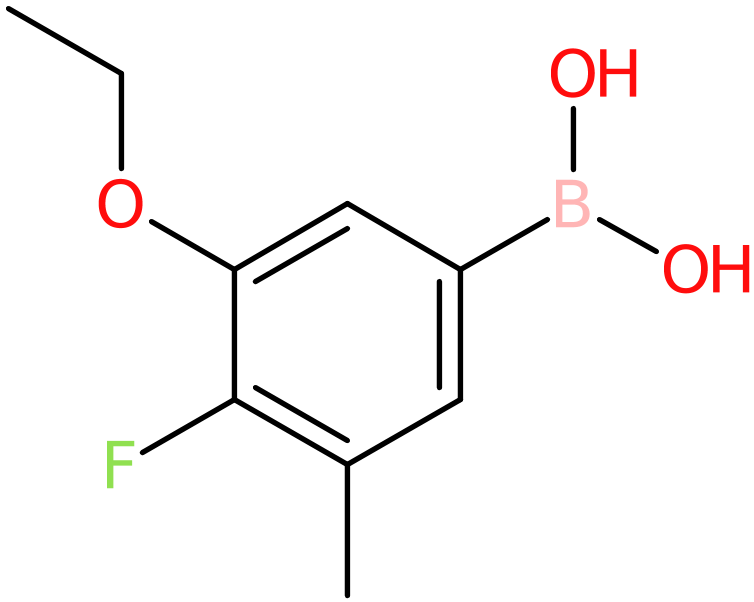 (3-Ethoxy-4-fluoro-5-methylphenyl)boronic acid, >95%, NX74804