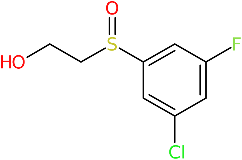 2-(3-Chloro-5-fluorobenzenesulfinyl)-ethanol, >95%, NX74658
