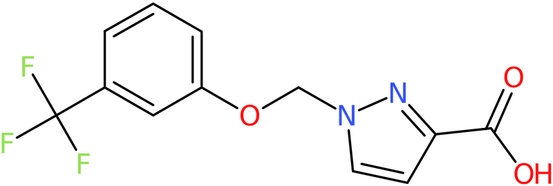 CAS: 1004193-05-8 | 1-{[3-(Trifluoromethyl)phenoxy]methyl}-1H-pyrazole-3-carboxylic acid, NX10473