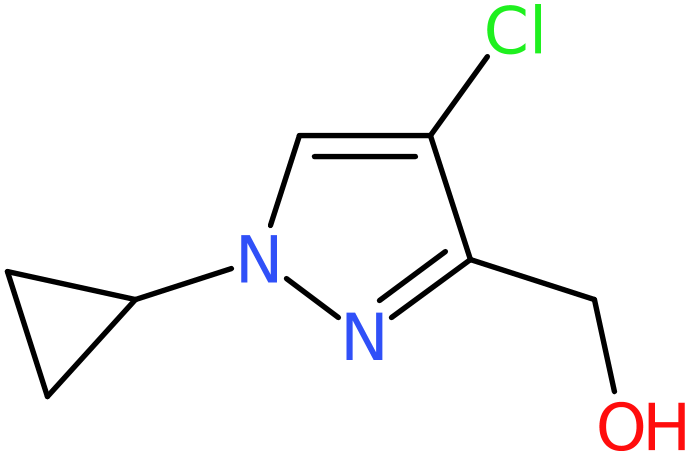 CAS: 2413937-60-5 | (4-Chloro-1-cyclopropyl-1H-pyrazol-3-yl)methanol, NX36977