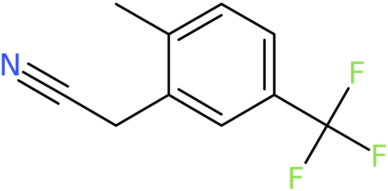 CAS: 1000513-69-8 | 2-Methyl-5-(trifluoromethyl)phenylacetonitrile, >98%, NX10165