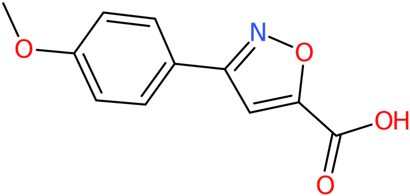 CAS: 618383-47-4 | 3-(4-Methoxyphenyl)-5-isoxazolecarboxylic acid, NX55304