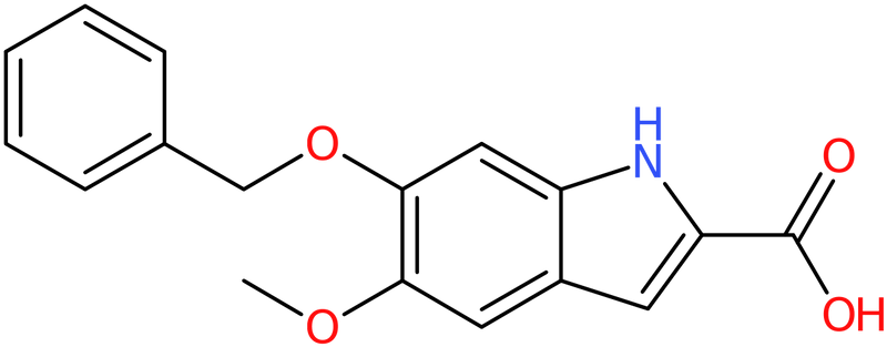 CAS: 2495-92-3 | 6-(Benzyloxy)-5-methoxy-1H-indole-2-carboxylic acid, NX37506