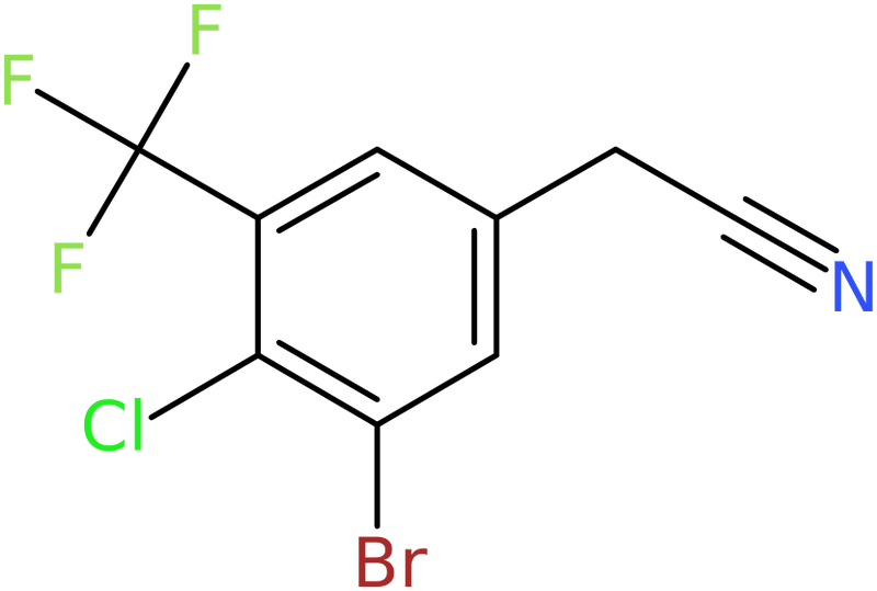 CAS: 2383782-11-2 | 3-Bromo-4-chloro-5-(trifluoromethyl)phenylacetonitrile, NX36670