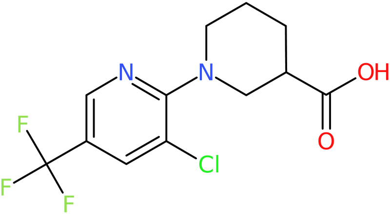 CAS: 874800-69-8 | 1-[3-Chloro-5-(trifluoromethyl)pyridin-2-yl]piperidine-3-carboxylic acid, NX65612
