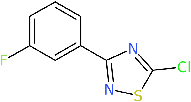 CAS: 138426-26-3 | 5-Chloro-3-(3-fluorophenyl)-1,2,4-thiadiazole, >95%, NX22937