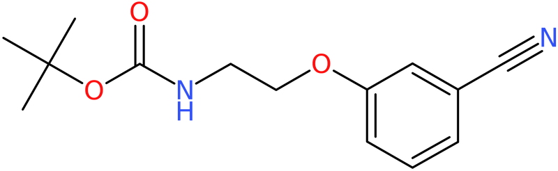 CAS: 252263-98-2 | 3-(Boc-aminoethyloxy)benzonitrile, NX37746