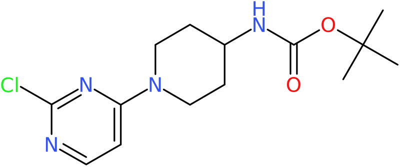 CAS: 596817-49-1 | tert-Butyl 1-(2-chloropyrimidin-4-yl)piperidin-4-ylcarbamate, NX54323