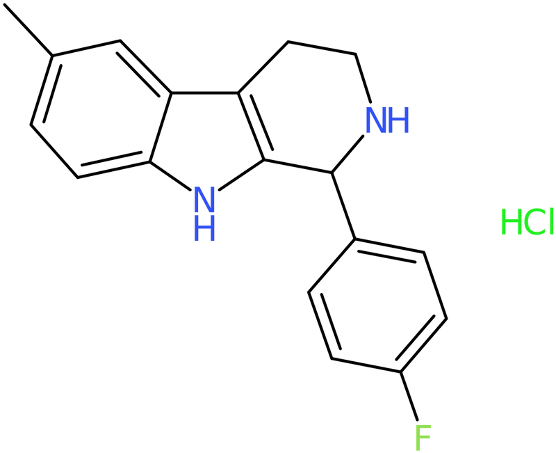 1-(4-Fluorophenyl)-6-methyl-2,3,4,9-tetrahydro-1H-b-carboline hydrochloride, NX74613