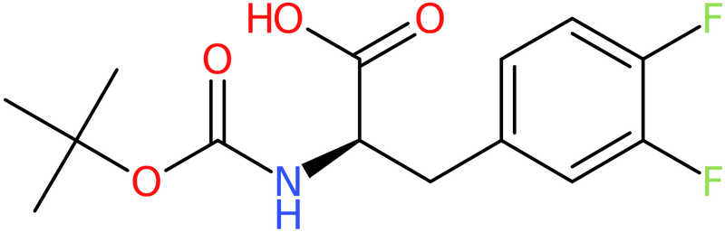 CAS: 205445-51-8 | 3,4-Difluoro-D-phenylalanine, N-BOC protected, >98%, NX33353