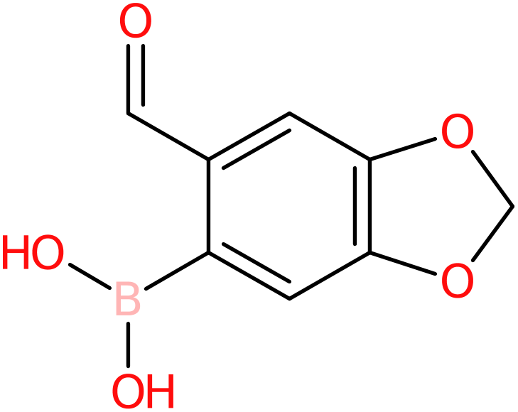 CAS: 94838-88-7 | 2-Formyl-4,5-(methylenedioxy)benzeneboronic acid, >95%, NX70484