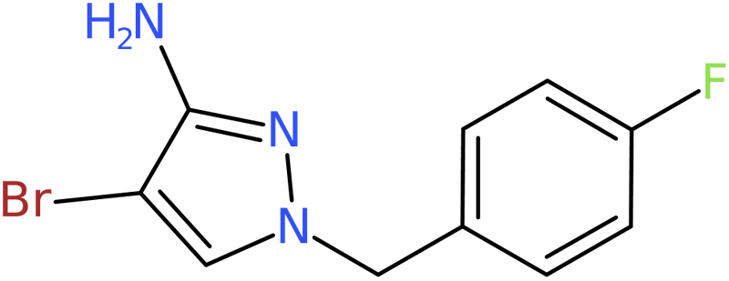 CAS: 1001757-57-8 | 4-Bromo-1-(4-fluorobenzyl)-1H-pyrazol-3-amine, NX10296