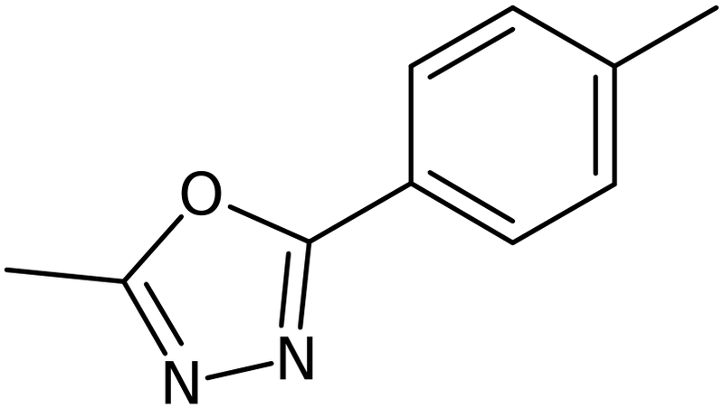 2-Methyl-5-(4-methylphenyl)-1,3,4-oxadiazole, NX73921
