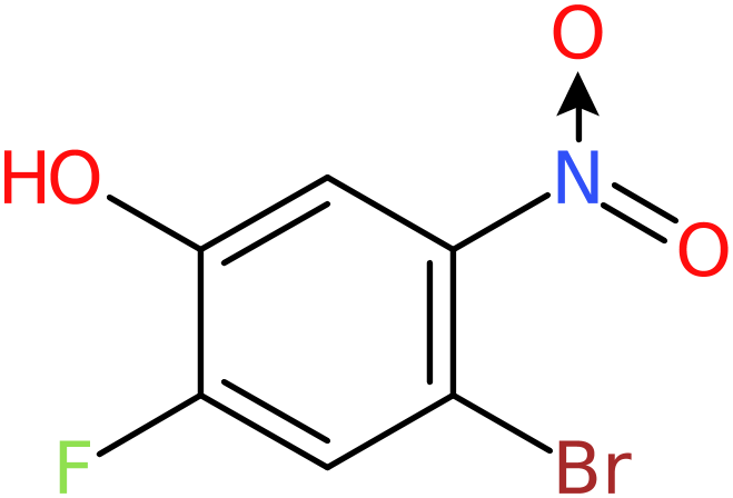 CAS: 661463-12-3 | 4-Bromo-2-fluoro-5-nitrophenol, >95%, NX57291