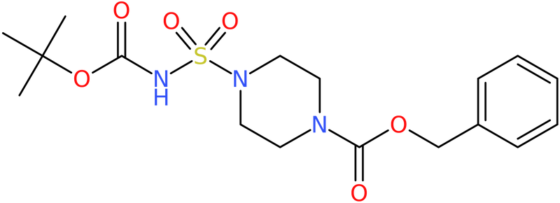 CAS: 1000018-21-2 | Piperazine-1-sulphonamide, N1-BOC N4-CBZ protected, NX10067
