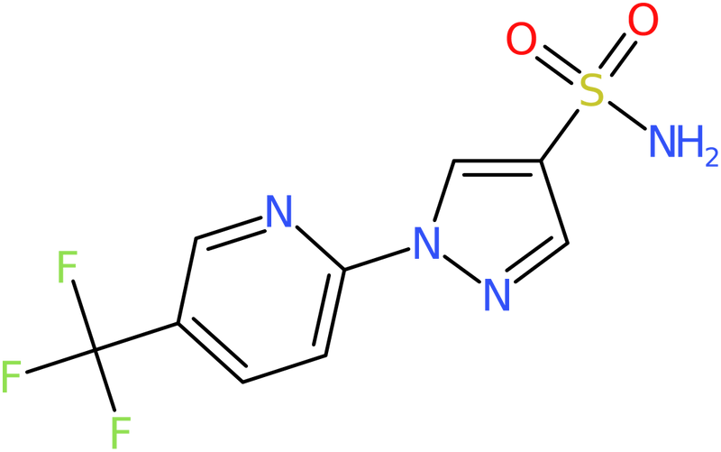1-[5-(Trifluoromethyl)pyridin-2-yl]-1H-pyrazole-4-sulfonamide, NX74543