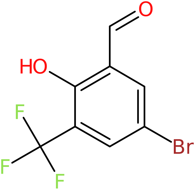 CAS: 251300-30-8 | 5-Bromo-2-hydroxy-3-(trifluoromethyl)benzaldehyde, >99%, NX37633