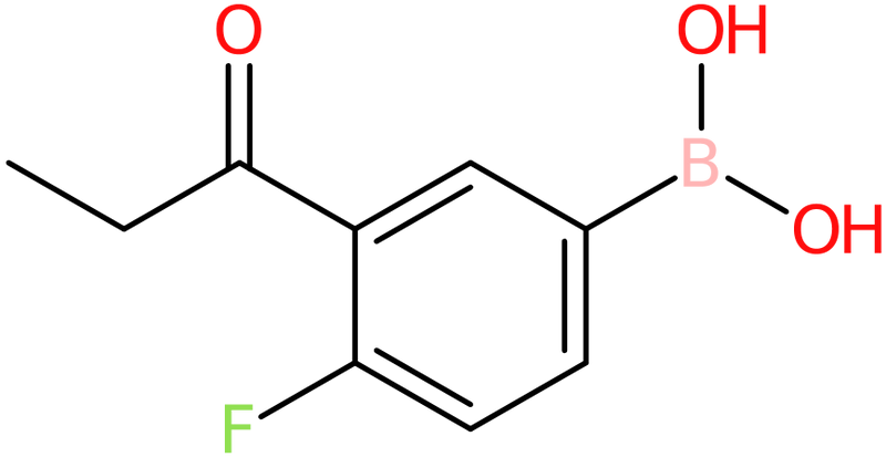 4-Fluoro-3-propanoylphenylboronic acid, >95%, NX74773